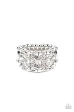 Load image into Gallery viewer, Paparazzi Ring - Diva Diadem - White