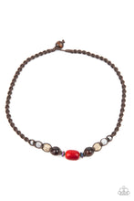 Load image into Gallery viewer, Paparazzi Necklace - Put Up A BEACHFRONT - Red