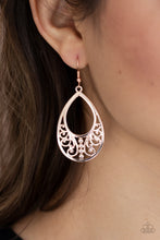 Load image into Gallery viewer, Paparazzi Earring -Stylish Serpentine - Rose Gold