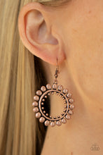 Load image into Gallery viewer, Paparazzi Earring -Radiating Radiance - Copper