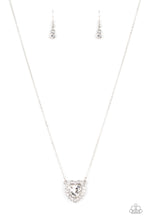 Load image into Gallery viewer, Paparazzi Necklace - Out of the GLITTERY-ness of Your Heart - White