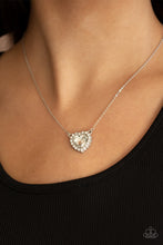 Load image into Gallery viewer, Paparazzi Necklace - Out of the GLITTERY-ness of Your Heart - White