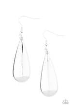 Load image into Gallery viewer, Paparazzi Earring -The Drop Off - Silver