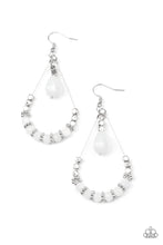 Load image into Gallery viewer, Paparazzi Earring -Lovely Lucidity - White