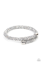 Load image into Gallery viewer, Paparazzi Bracelet - Roll Out The Glitz - Silver