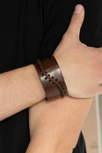 Load image into Gallery viewer, Paparazzi Bracelet - Every Stitch Way - Brown
