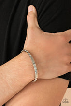 Load image into Gallery viewer, Paparazzi Bracelet - Keep Calm and Believe - Silver