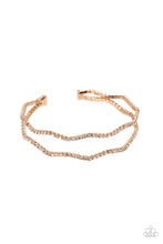 Load image into Gallery viewer, Paparazzi Bracelet - Delicate Dazzle - Gold