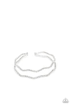 Load image into Gallery viewer, Paparazzi Bracelet - Delicate Dazzle - White