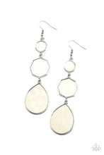 Load image into Gallery viewer, Paparazzi Earring -Progressively Posh - White