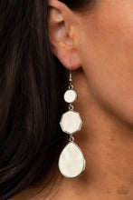Load image into Gallery viewer, Paparazzi Earring -Progressively Posh - White