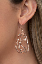 Load image into Gallery viewer, Paparazzi Earring - Artisan Relic - Rose Gold