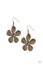 Load image into Gallery viewer, Paparazzi Earring - Fresh Florals - Brass