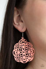 Load image into Gallery viewer, Paparazzi Earring - Mediterranean Eden - Orange