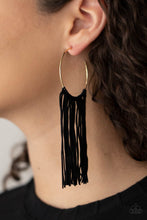 Load image into Gallery viewer, Paparazzi Earring - Flauntable Fringe - Gold