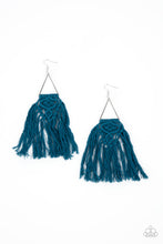Load image into Gallery viewer, Paparazzi Earring -Modern Day Macrame - Blue