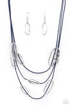 Load image into Gallery viewer, Paparazzi Necklace - Check Your CORD-inates - Blue
