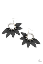 Load image into Gallery viewer, Paparazzi Earring - Flower Child Fever - Black