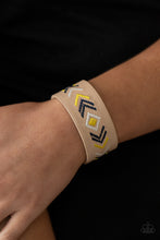 Load image into Gallery viewer, Paparazzi Bracelet - Cliff Glyphs - Yellow

