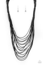 Load image into Gallery viewer, Paparazzi Necklace - Nice CORD-ination - Black
