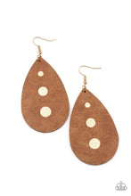 Load image into Gallery viewer, Paparazzi Earring - Rustic Torrent - Gold