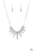 Load image into Gallery viewer, Paparazzi Necklace - Dangerous Dazzle - White