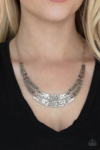 Load image into Gallery viewer, Paparazzi Necklace - Stick To The ARTIFACTS - SIlver