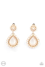 Load image into Gallery viewer, Paparazzi Earring - Discerning Droplets - Gold Clip-On
