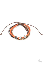 Load image into Gallery viewer, Paparazzi Bracelet - Raffia Remix - Orange