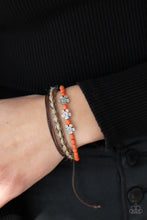 Load image into Gallery viewer, Paparazzi Bracelet - Raffia Remix - Orange