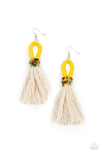 Load image into Gallery viewer, Paparazzi Earring - The Dustup - Yellow