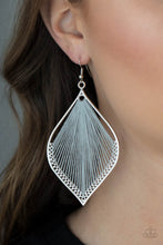 Load image into Gallery viewer, Paparazzi Earring - String Theory - Silver