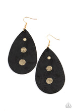 Load image into Gallery viewer, Paparazzi Earring - Rustic Torrent - Black
