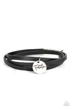 Load image into Gallery viewer, Paparazzi Bracelet - Wonderfully Worded - Black