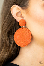 Load image into Gallery viewer, Paparazzi Earring - Circulate The Room - Orange
