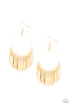 Load image into Gallery viewer, Paparazzi Earring - Radiant Chimes - Gold