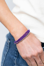Load image into Gallery viewer, Paparazzi Bracelet - All Beaded Up - Purple