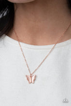 Load image into Gallery viewer, Paparazzi Necklace - Butterfly Prairies - Copper