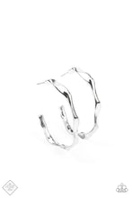 Load image into Gallery viewer, Paparazzi Earring - Coveted Curves - Silver