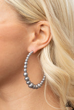 Load image into Gallery viewer, Paparazzi Earring - Glamour Graduate - Silver