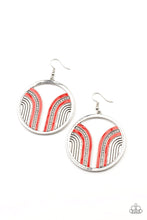 Load image into Gallery viewer, Paparazzi Earring - Delightfully Deco - Red