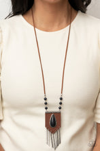 Load image into Gallery viewer, Paparazzi Necklace - Enchantingly Tribal - Black