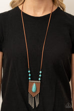 Load image into Gallery viewer, Paparazzi Necklace - Enchantingly Tribal - Blue