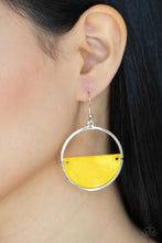 Load image into Gallery viewer, Paparazzi Earring - Seashore Vibes - Yellow