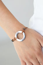Load image into Gallery viewer, Paparazzi Bracelet - Choose Happy - Brown
