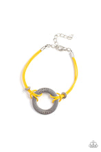 Load image into Gallery viewer, Paparazzi Bracelet - Choose Happy - Yellow
