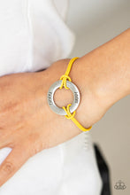 Load image into Gallery viewer, Paparazzi Bracelet - Choose Happy - Yellow