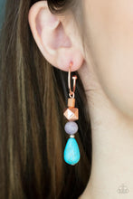 Load image into Gallery viewer, Paparazzi Earring - Boulevard Stroll - Copper