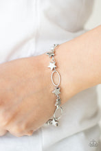 Load image into Gallery viewer, Paparazzi Bracelet - Stars and Sparks - Silver