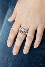 Load image into Gallery viewer, Paparazzi Ring - Emulating Elegance - Brown